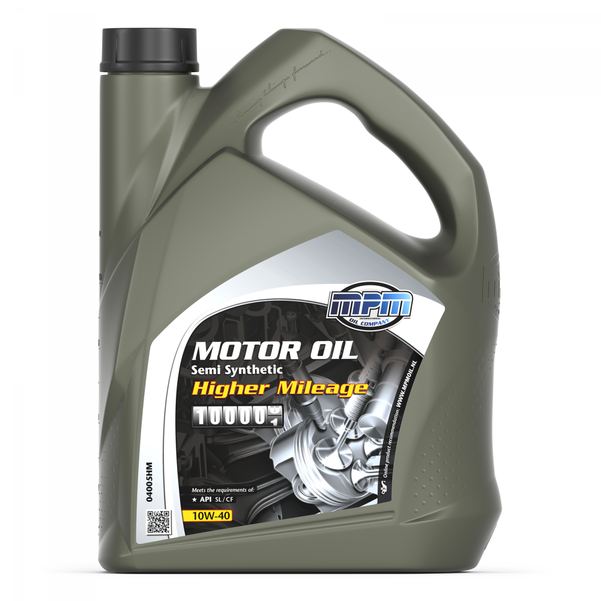 MPM Engine Oil 10W40 Semi Synthetic Higher Mileage 5L 5 Litre API SL/CF eBay